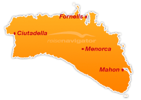 Menorca Landkarte